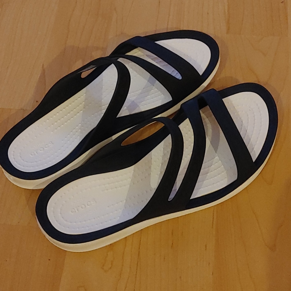 Croc sandals